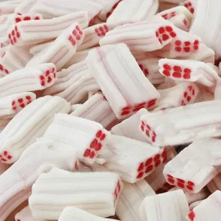 Ladrillos de fresa blanca