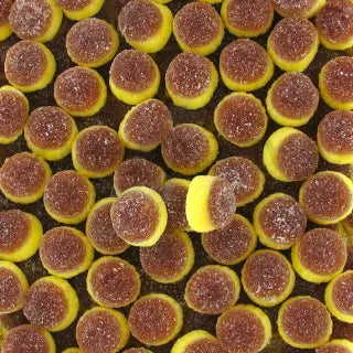 Flanes de caramelo dulce